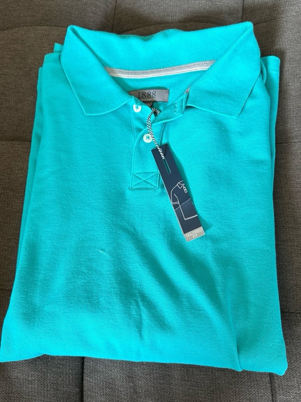 Saddlebred Men’s Polo Shirt in Bright Teal